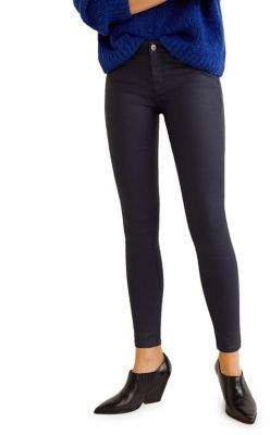 MANGO Waxed Skinny-Fit Jeans