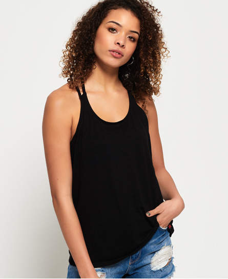 Hibiscus Macrame Tank Top