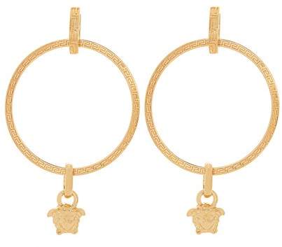 Medusa hoop earrings