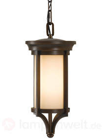 Stilvolle Hängeleuchte Merrill für außen