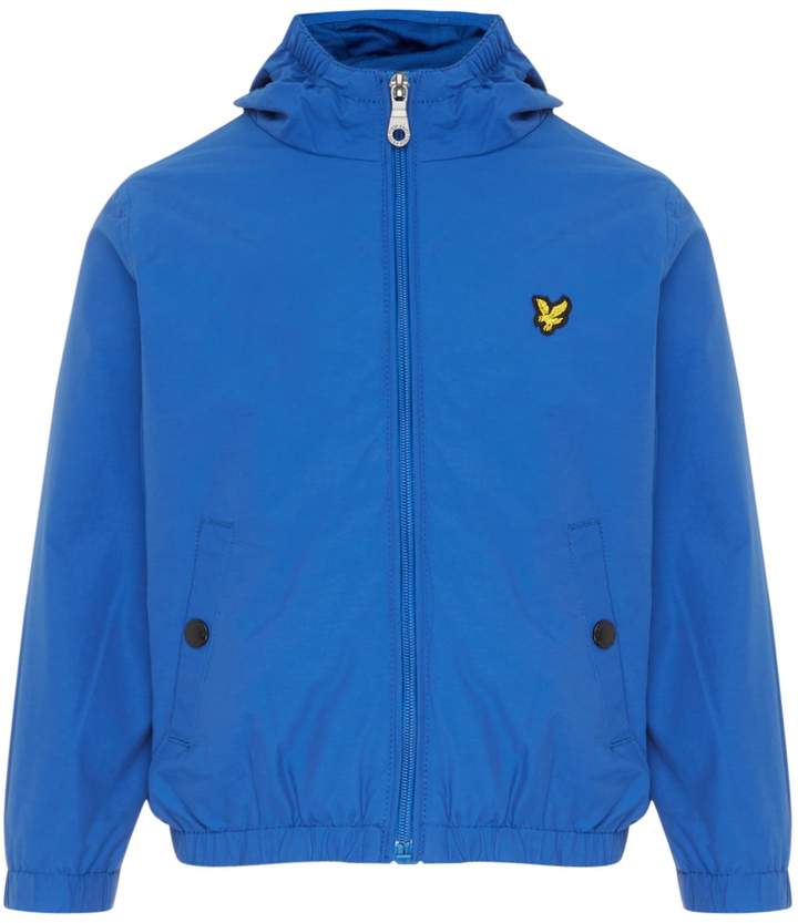 Boys Small Logo Hooded Zip Up