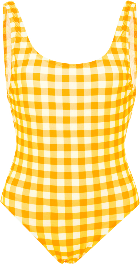  Gingham One-Piece Swimsuit