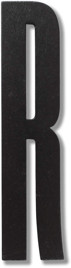Design Letters - Wooden Letters Indoor R, Schwarz