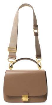 Michael Kors Mia Leather Top Handle Shoulder Bag - DESERT - STYLE