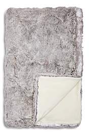 Hudson Park Collection Hudson Park Frosted Faux Fur Throw - 100% Exclusive