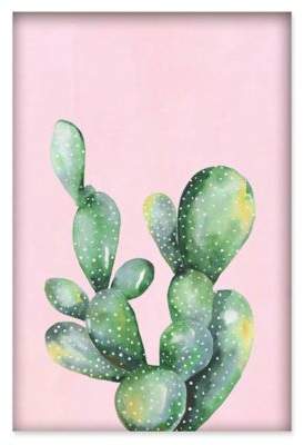 Marmont Hill 18-Inch x 12-Inch Lone Cactus IV Ca...