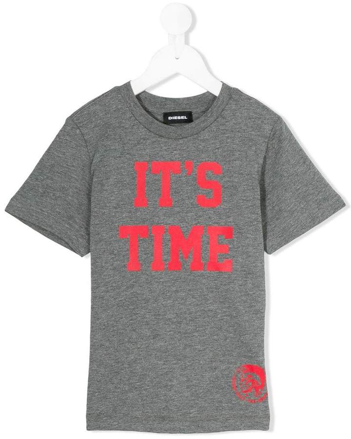 T-Shirt mit It's Time 2 Party-Print