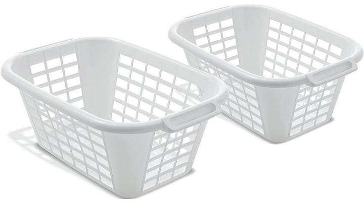 Pack Of 2 40-Litre Laundry Baskets