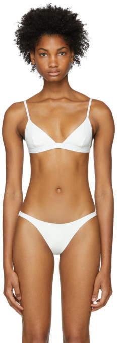 Her Line White Ava Bikini Top