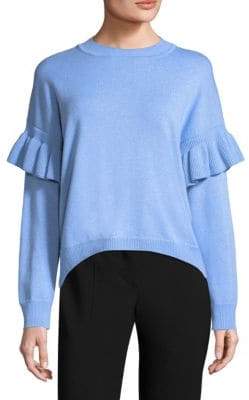 Francisca Ruffle-Sleeve Sweater
