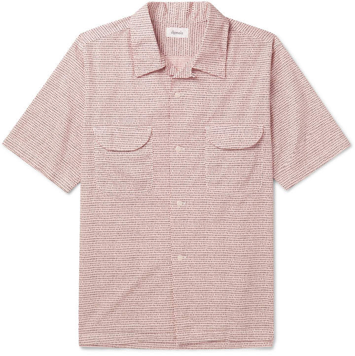 Printed Cotton-Poplin Shirt