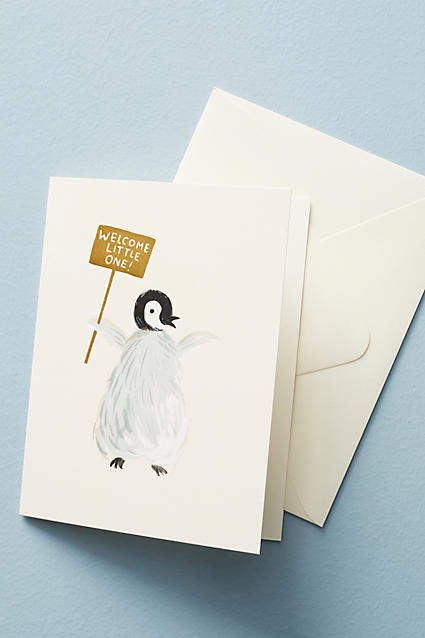 Puffin Welcome Little One Card