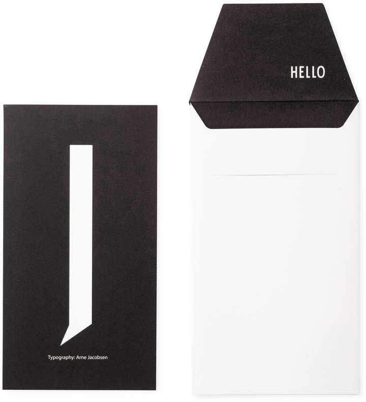 Design Letters - AJ Postkarte J