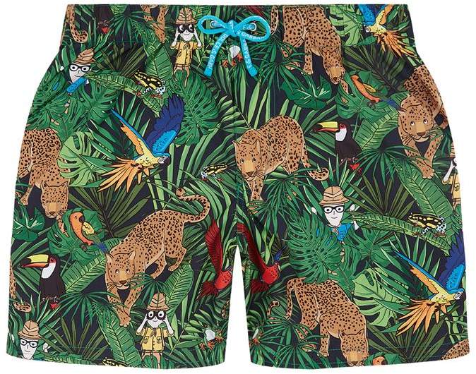 Safari Print Swim Shorts