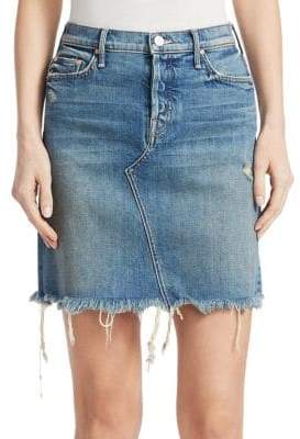 The Tomcat Frayed Denim Mini Skirt