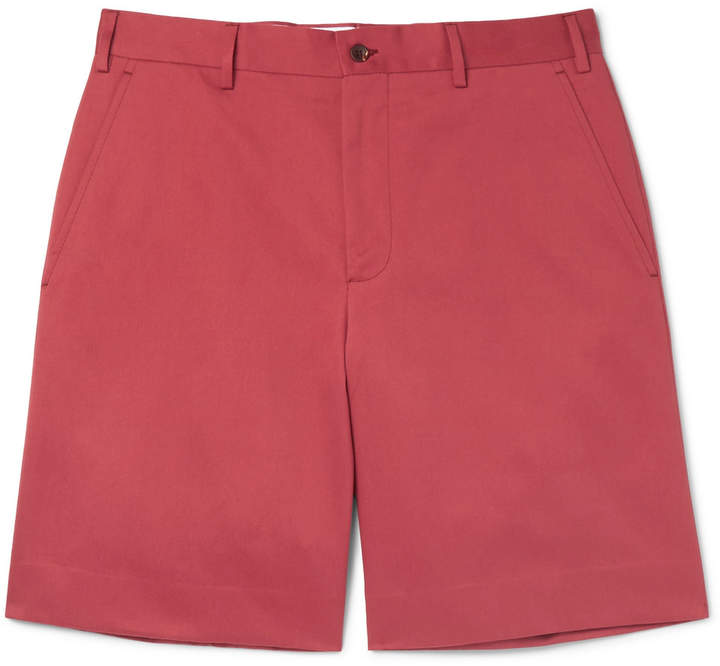 Anderson & Sheppard Cotton-Twill Shorts