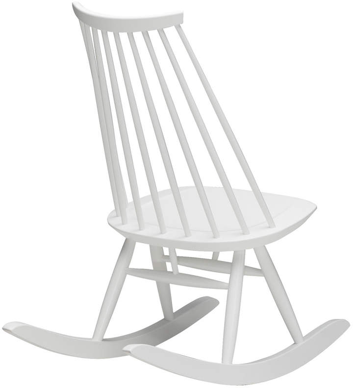 Mademoiselle Schaukelstuhl, Weiß lackiert