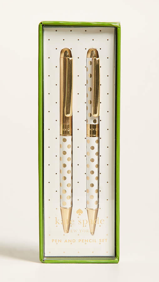 Gold Dot Pen & Pencil Set
