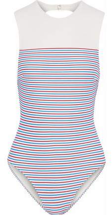 The Sharon Cutout Striped Swimsuit