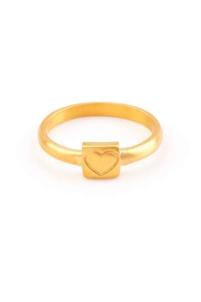 Styleserver DE Satya Ring Have My Heart vergoldet 52