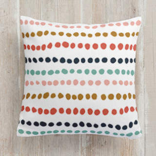 Dotted Line Square Pillow