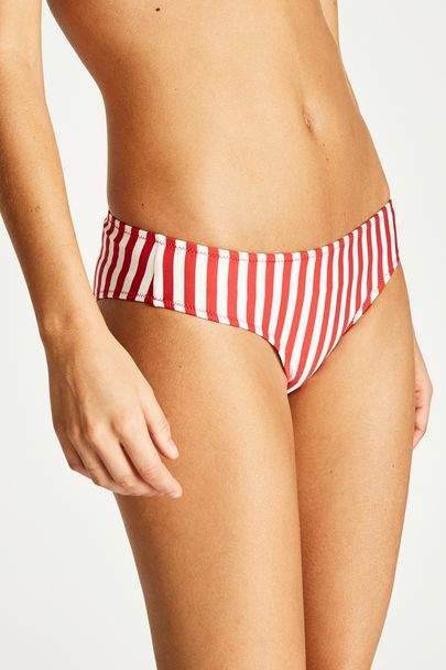 Helton Striped Bikini Bottom