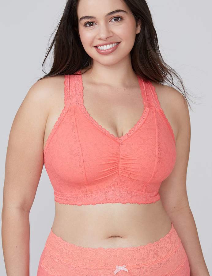 All-Over Lace Racerback Bralette