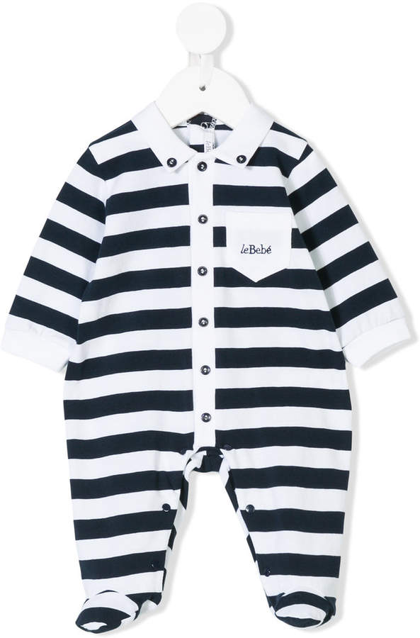 Le Bebé Enfant striped pajamas