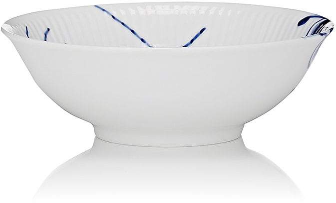 Blue Fluted Mega Cereal Bowl
