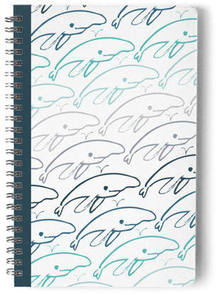 Whimsical Whales Self-Launch Notebook