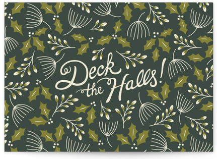 Happy Holly-days Self-Launch Cards