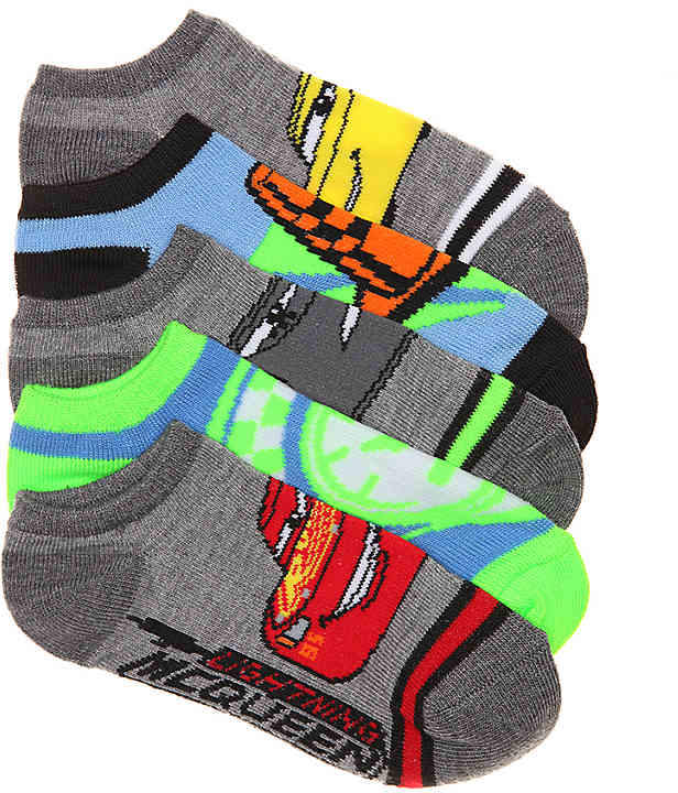 Toddler & Youth No Show Socks - 5 Pack - Boy's