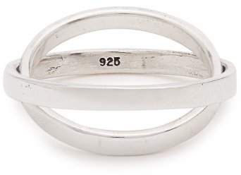 TITLE OF WORK Rotating nestled sterling-silver ring