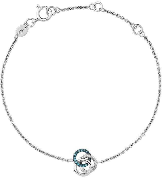 Sterling Silver and Diamond Treasured Bracelet