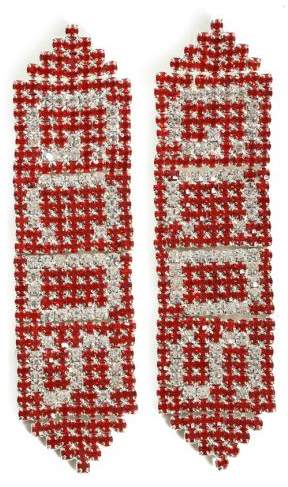 Ss18w010194 Swaro Logo Earrings03