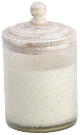 Made In India 9.5oz Bubble Glass Candle