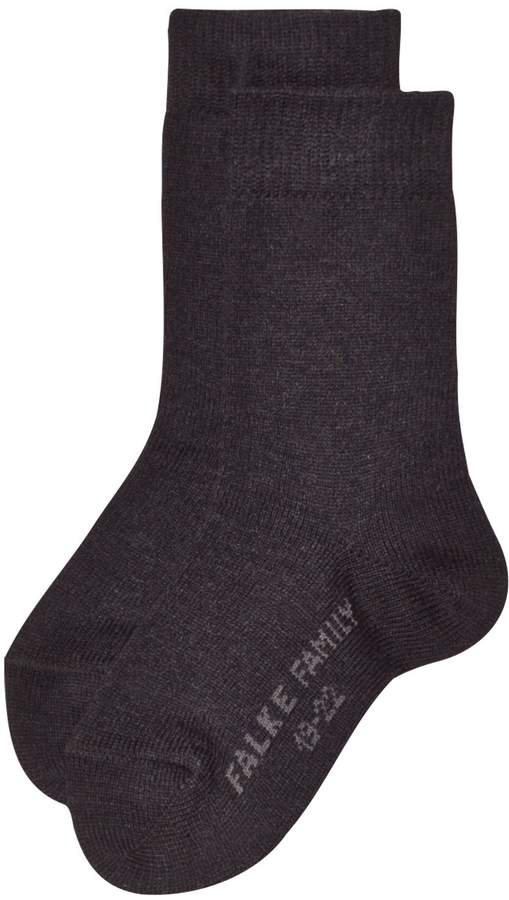 Dark Grey Cotton Family Socks