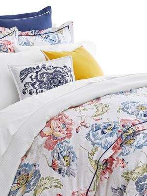 Isadora Floral Cotton Three-Piece Comforter Set