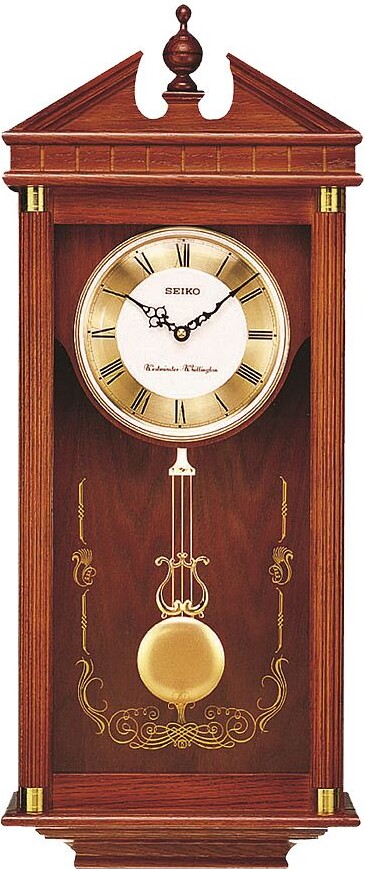 Oak Pendulum Wall Clock - QXH107BLH