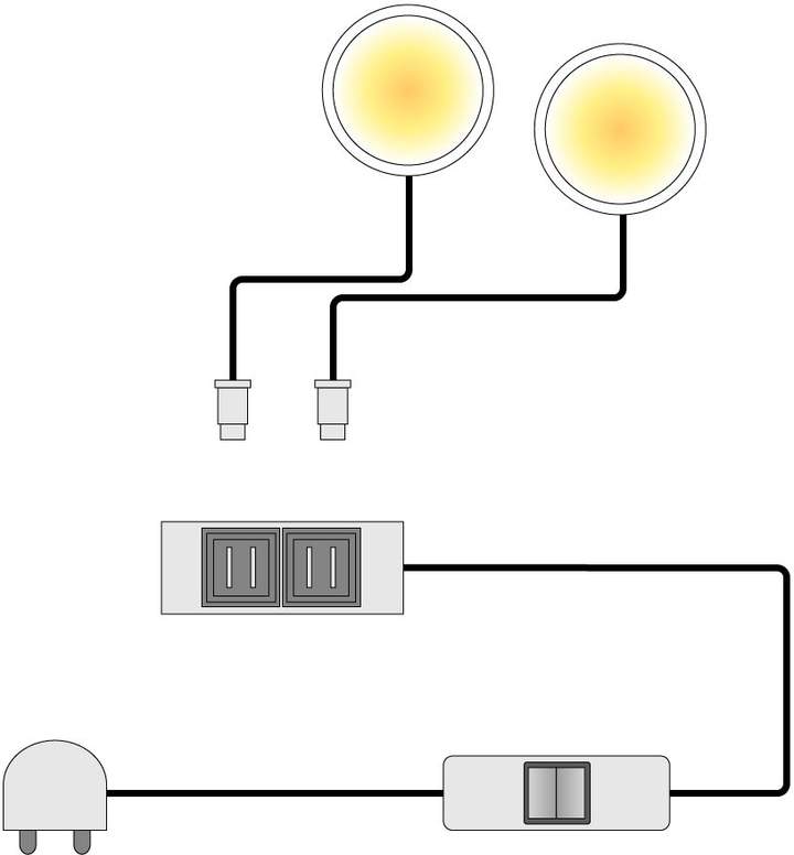 loftscape LED-Spotbeleuchtung Sparkle (3er-Set)