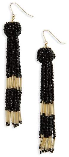 Beaded Tassel Earrings