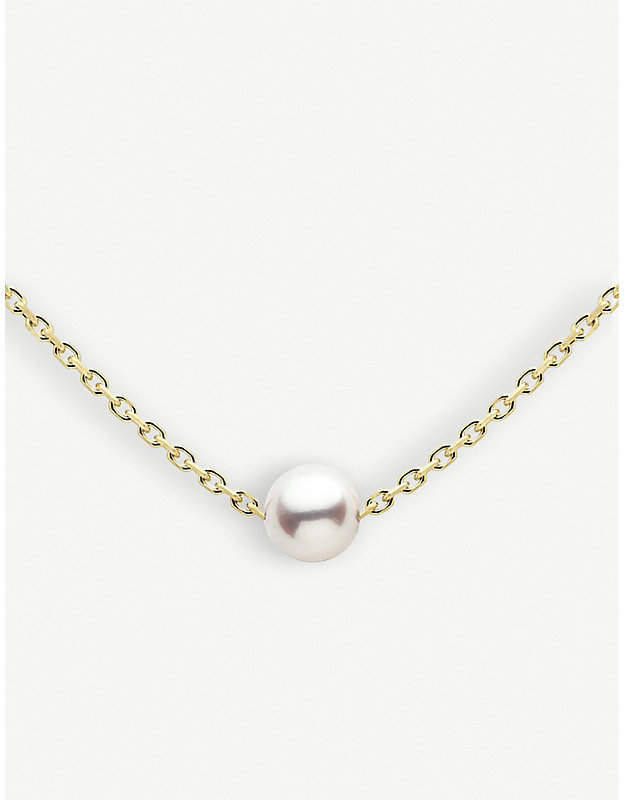 The Alkemistry Redline Sensuelle Akoya 18ct yellow-gold and pearl necklace