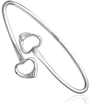 Fashionvictime Armbänder Armband Damen - Versilbert Herz Modeschmuck