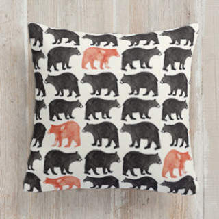 Bold Bears Square Pillow