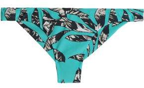 Vix Paulahermanny Kelp Printed Low-Rise Bikini Briefs