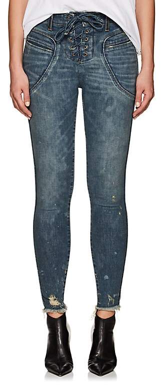 Women's Valhalla Lace-Up Skinny Jeans