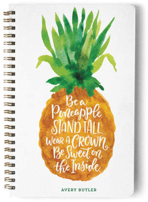 Be A Pineapple Day Planner, Notebook, or Address Book