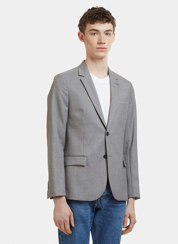 Two Button Suit Jacket in Grey