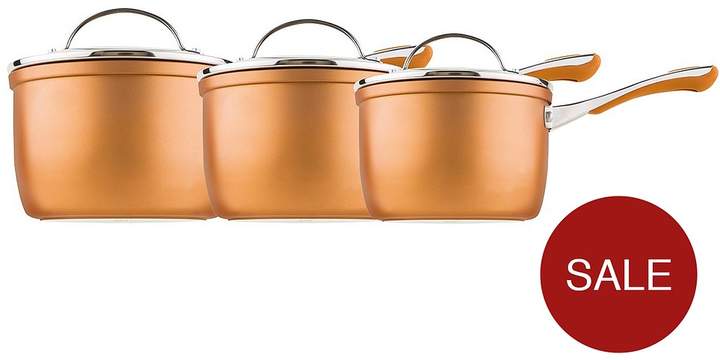 Prism 3 Piece Pan Set - Copper