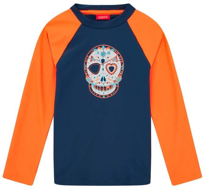 Sunuva Skull Long Sleeve Rash Vest